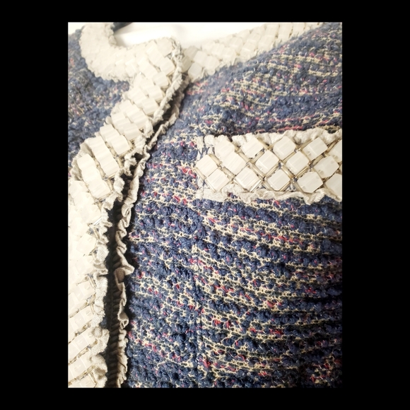 ISANI ANTHROPOLOGIE TWEED BLAZER SZ. XS - Picture 6 of 10